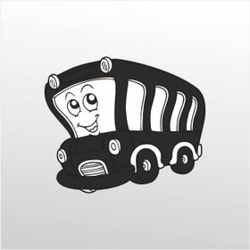 60 cm Minibüs Folyo Sticker