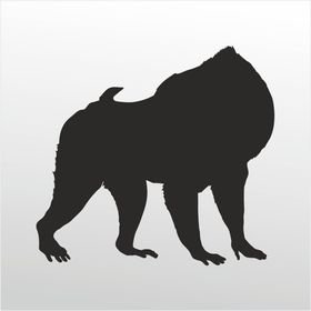 60 cm Orangutan Folyo Sticker