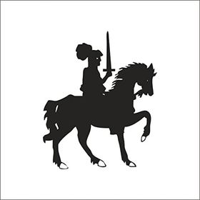 60 cm Şovalye Folyo Sticker