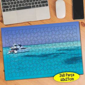 60095016 Mavi Deniz Üzerinde Tekne Turu 240 Parça Puzzle Yapboz