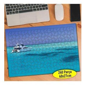 60095016 Mavi Deniz Üzerinde Tekne Turu 240 Parça Puzzle Yapboz