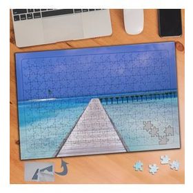 602 Berrak Deniz Üstünde İskele 240 Parça Puzzle Yapboz Tablo