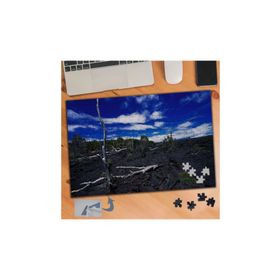 603 Mavi Gökyüzü Kara Toprak 240 Parça Puzzle Yapboz Tablo