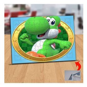 6035 Gülümseyen Sevimli Dinazor 99 Parça Puzzle Yapboz Tablo