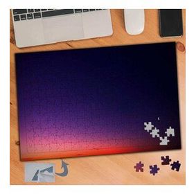 604 Kırmızı Pembe Mor Gökyüzü 240 Parça Puzzle Yapboz Tablo