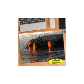 605408 Denize Dökülen Lav Parçaları 240 Parça Puzzle Yapboz