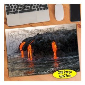 605408 Denize Dökülen Lav Parçaları 240 Parça Puzzle Yapboz