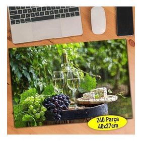 6089 Toskana İtalya Beyaz Üzüm Şarabı 240 Parça Puzzle Yapboz