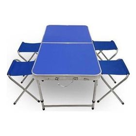 60x120x55 cm 4 Kişilik Piknik Masa Sandalye Seti
