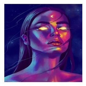 60x75 cm Ay Tanrıcasi Sayılarla Boyama Seti Rulo Duvar Sticker