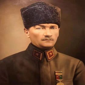 60x75 cm Hobi Hediye Ulu Önder Atatürk Sayılarla Boyama Seti Çerçevesiz Duvar Sticker