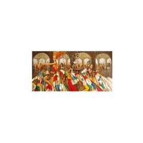 60x75 cm Renkli Elbise Sayılarla Boyama Seti Rulo Duvar Sticker