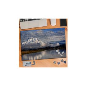 611 Karlı Dağlar Gökyüzü Doğa 240 Parça Puzzle Yapboz Tablo