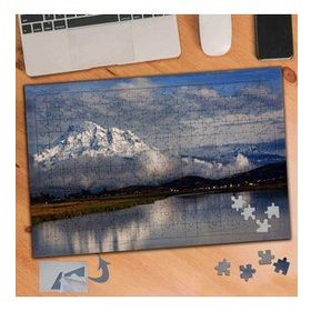 611 Karlı Dağlar Gökyüzü Doğa 240 Parça Puzzle Yapboz Tablo