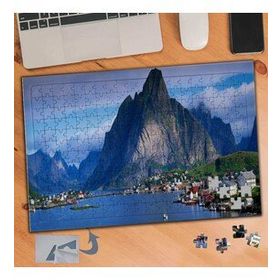 620 Büyük Dağlar Ve Yerleşim Yeri 240 Parça Puzzle Yapboz Tablo