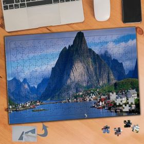 620 Büyük Dağlar Ve Yerleşim Yeri 240 Parça Puzzle Yapboz Tablo