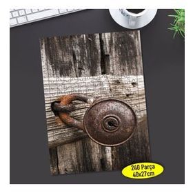 62101699 Eskitme Tahta Kapıda Kilit 240 Parça Puzzle Yapboz