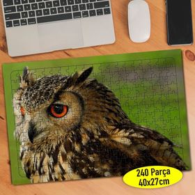 622576 Sevimli Hayvan Baykuş Doğa 240 Parça Puzzle Yapboz