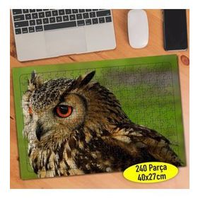 622576 Sevimli Hayvan Baykuş Doğa 240 Parça Puzzle Yapboz
