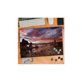 623 Taş Kalıntılar Pembe Gökyüzü 240 Parça Puzzle Yapboz Tablo
