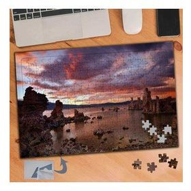 623 Taş Kalıntılar Pembe Gökyüzü 240 Parça Puzzle Yapboz Tablo