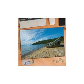 627 Kumsaldaki Sandal Deniz 240 Parça Puzzle Yapboz Tablo
