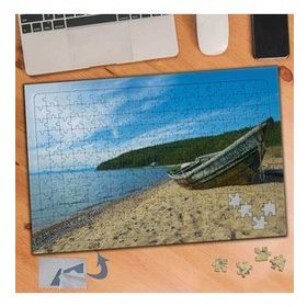 627 Kumsaldaki Sandal Deniz 240 Parça Puzzle Yapboz Tablo