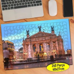 62747163 Ukrayna Beyaz Saray Manzarası 240 Parça Puzzle Yapboz