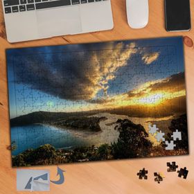628 Gün Batımında Deniz 240 Parça Puzzle Yapboz Tablo