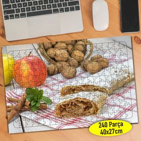6297 Viyana Usulü Strudel Turta Tatlısı 240 Parça Puzzle Yapboz