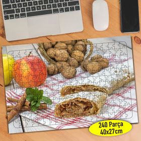 6297 Viyana Usulü Strudel Turta Tatlısı 240 Parça Puzzle Yapboz