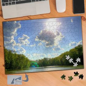 631 Gündüz Gökyüzü Bulutlar Doğa 240 Parça Puzzle Yapboz Tablo