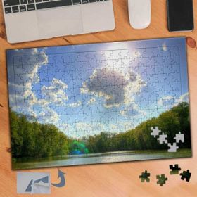 631 Gündüz Gökyüzü Bulutlar Doğa 240 Parça Puzzle Yapboz Tablo