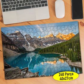 6321299 Gök Kenarında Dağ Manzarası 240 Parça Puzzle Yapboz
