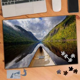 634 Gölde Giden Sandal Doğa 240 Parça Puzzle Yapboz Tablo