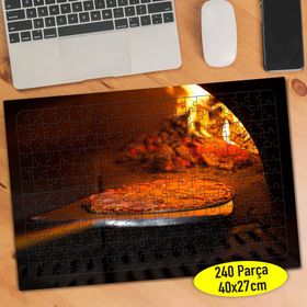 63456805 Taş Fırında Pizza Fast Food 240 Parça Puzzle Yapboz