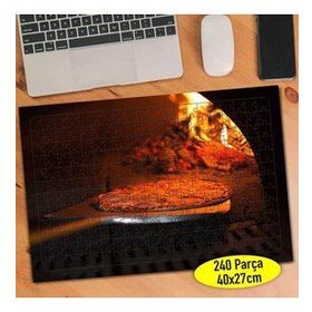 63456805 Taş Fırında Pizza Fast Food 240 Parça Puzzle Yapboz