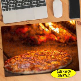 63456812 Taş Fırında Pizza Fast Food 240 Parça Puzzle Yapboz