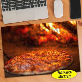 63456812 Taş Fırında Pizza Fast Food 240 Parça Puzzle Yapboz