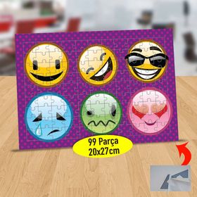 635 Cool Emoji Surat İfadeleri 99 Parça Puzzle Yapboz Tablo