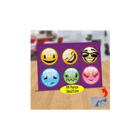 635 Cool Emoji Surat İfadeleri 99 Parça Puzzle Yapboz Tablo