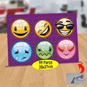 635 Cool Emoji Surat İfadeleri 99 Parça Puzzle Yapboz Tablo