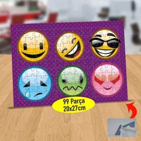 635 Cool Emoji Surat İfadeleri 99 Parça Puzzle Yapboz Tablo