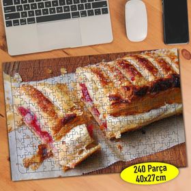 63613 Viyana Usulü Strudel Turta Yiyecek 240 Parça Puzzle Yapboz