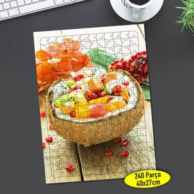 63691577 Hindistan Cevizi Meyve Salatası 240 Parça Puzzle Yapboz