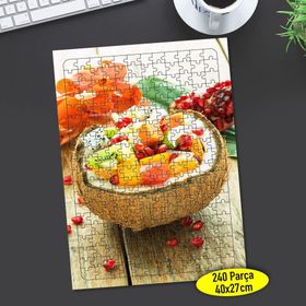 63691577 Hindistan Cevizi Meyve Salatası 240 Parça Puzzle Yapboz