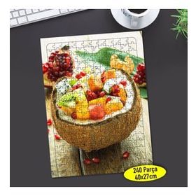 63692282 Hindistan Cevizi Meyve Tabağı 240 Parça Puzzle Yapboz