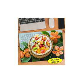 6380256 Çiçekler ve Orman Meyveleri 240 Parça Puzzle Yapboz