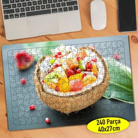 63803670 Çiçekler ve Orman Meyveleri 240 Parça Puzzle Yapboz