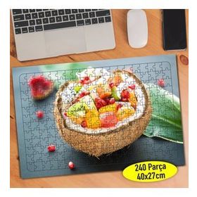 63803670 Çiçekler ve Orman Meyveleri 240 Parça Puzzle Yapboz